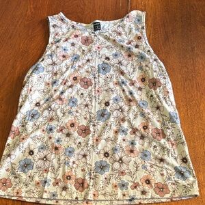 SHEIN Floral Print Top in Soft Hues